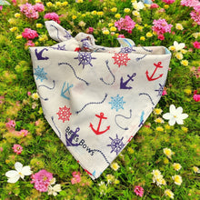 Load image into Gallery viewer, Anchors Away Dog Bandana