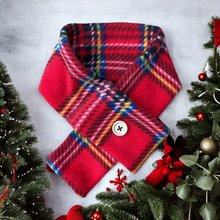 Load image into Gallery viewer, Christmas Red Tartan Scarf
