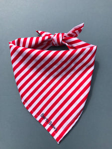 Candy Stripe Dog Bandana