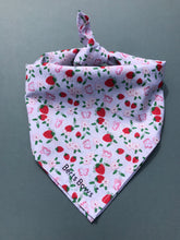 Load image into Gallery viewer, Strawberry Bloom Dog Bandana