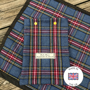 Blue Tartan Sit Mat