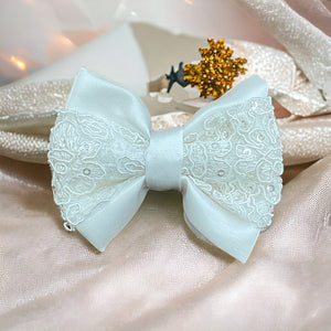 Wedding Bow Ivory / Lace
