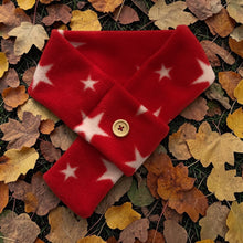 Load image into Gallery viewer, Red Stars Scarf