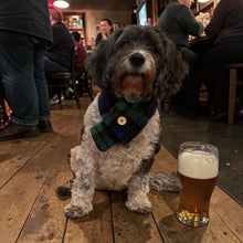 Load image into Gallery viewer, Blue/ Green Tartan Scarf