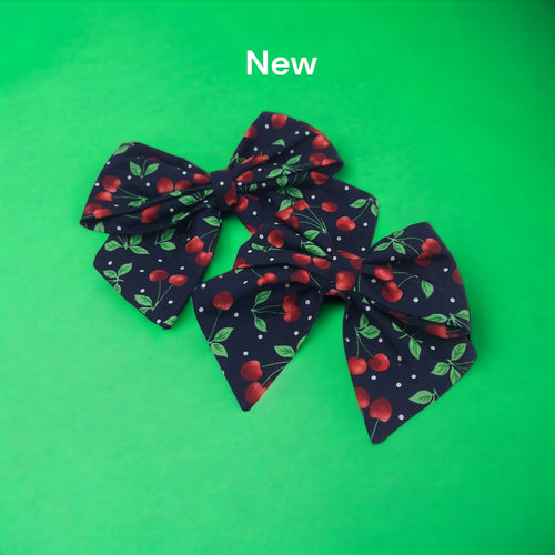 Cherry Sailor Bow