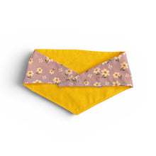 Load image into Gallery viewer, Daisy Reversible Tie Bandana