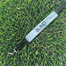 Load image into Gallery viewer, Bert's Bows Dog Lead Warning Sleeve: "Blind" Text.