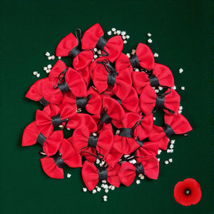 Red Silk Mini Bows