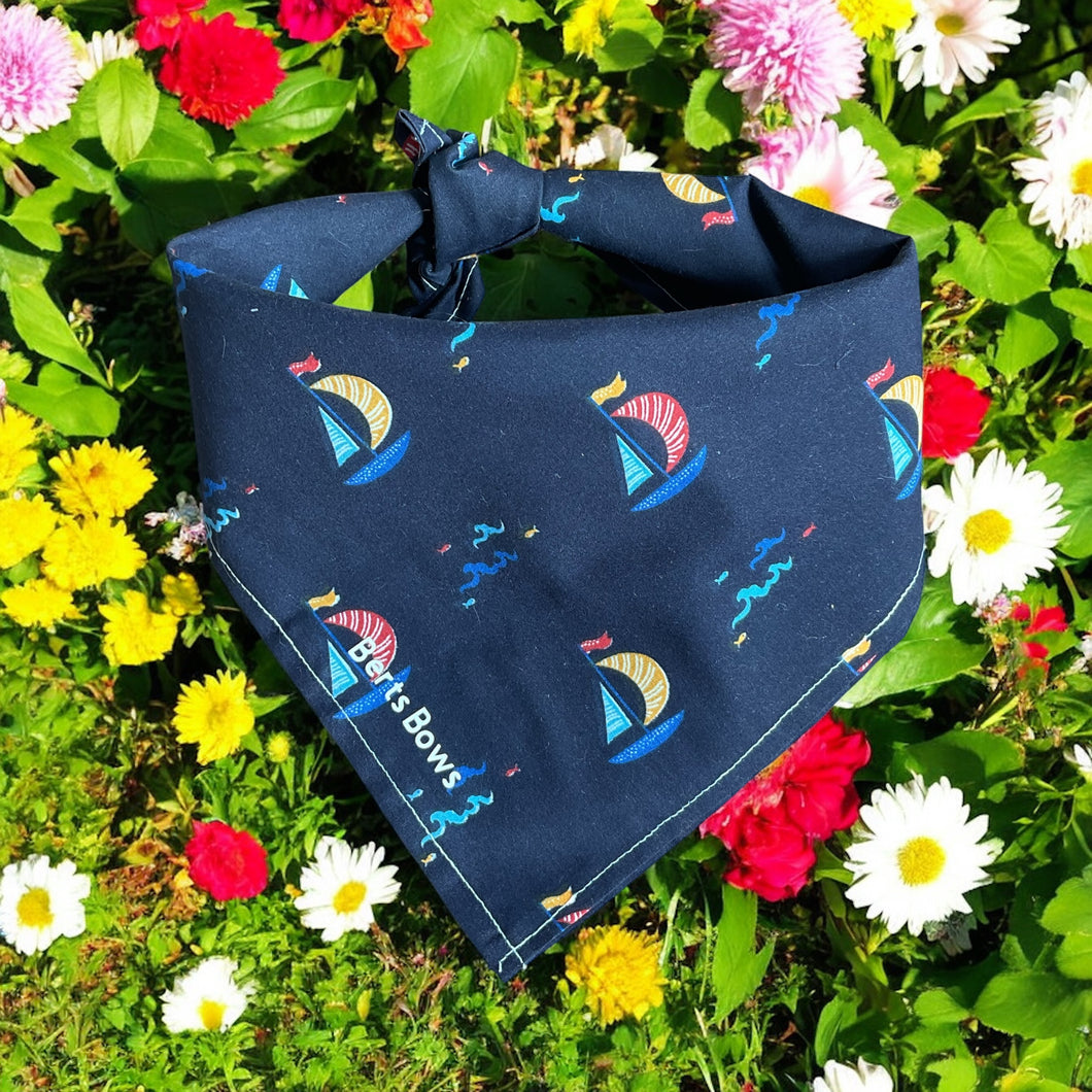 Sail Away Dog Bandana