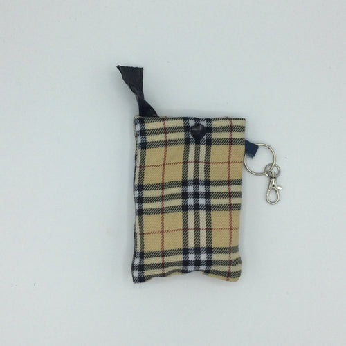 Burnberry Tartan Poop Bag Holder