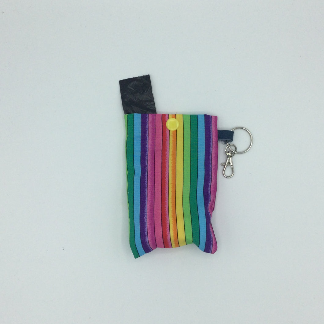 Happy Stripe Poop Bag Holder
