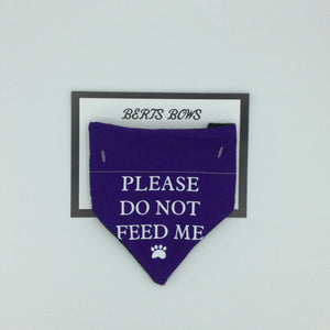 Please Do Not Feed Me