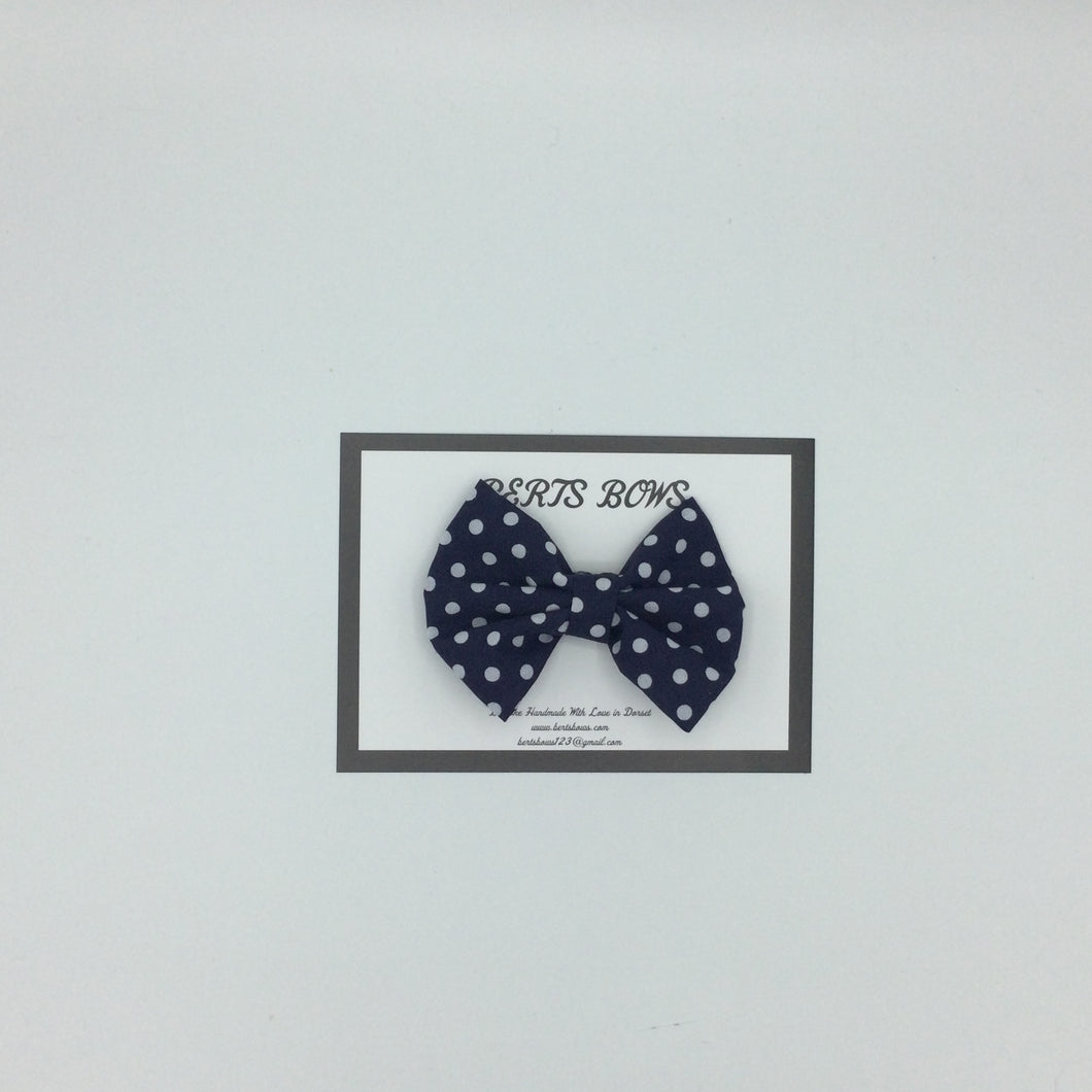 Polka Dot Navy
