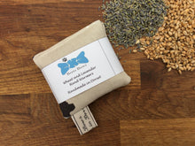 Load image into Gallery viewer, Wheat and Lavender Rover Dog Hand Warmers