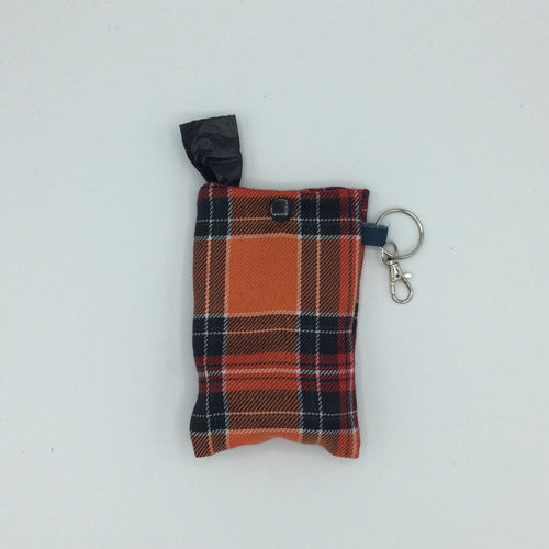 Sienna Tartan Poop Bag Holder